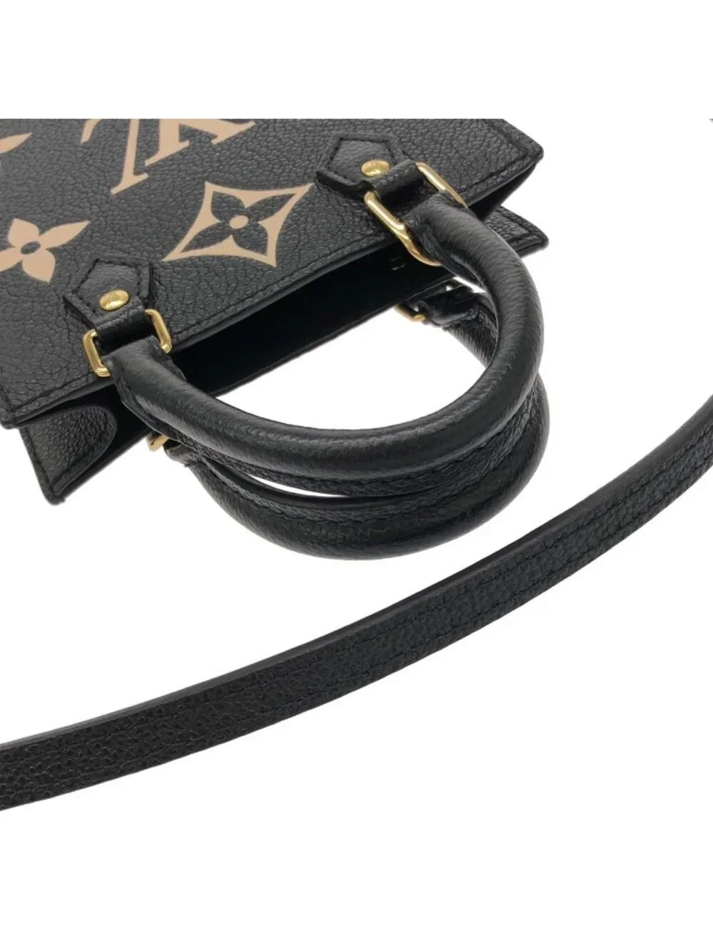 Louis Vuitton Bicolor Monogram Empreinte Petite Sac Plat Shoulder
